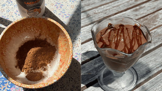 How to Make Sacred 7 Chocolate Mushroom Mousse