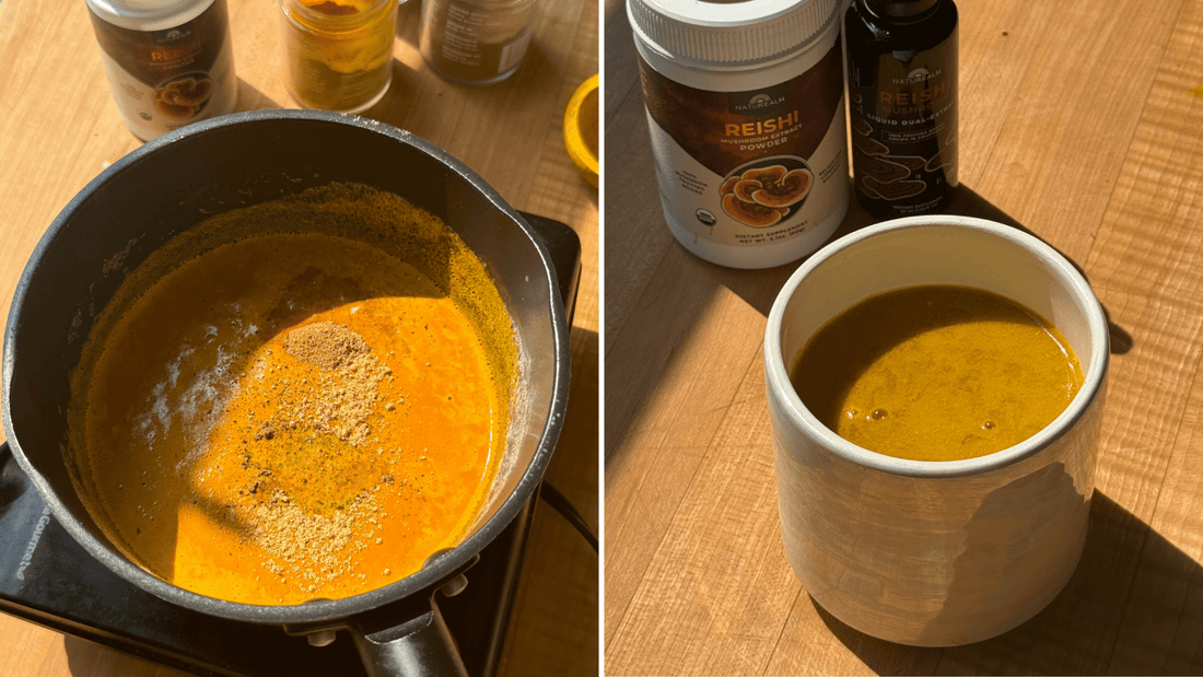 How to Make Vegan Reishi Golden Milk